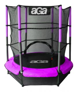 Aga Detská trampolína 140 cm Purple + ochranná sieť