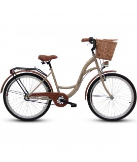 GOETZE CLASSIC RETRO BICYKEL 26" Capuccino 2022