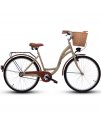 GOETZE ECO RETRO BICYKEL 28" CAPUCCINO 2024 + textilná výplň GRÁTIS