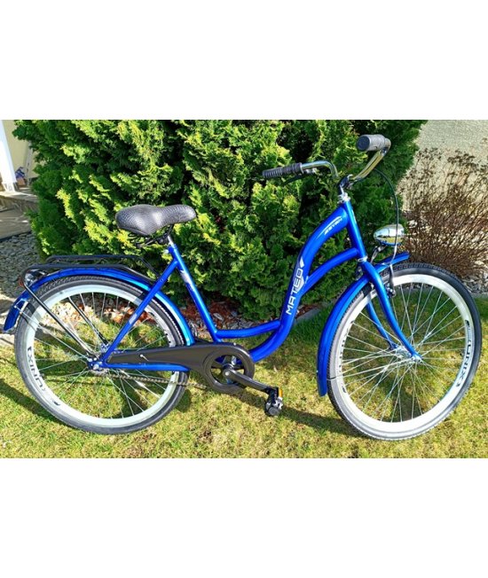 MATEO ECO RETRO BICYKEL 26" BLUE 2024