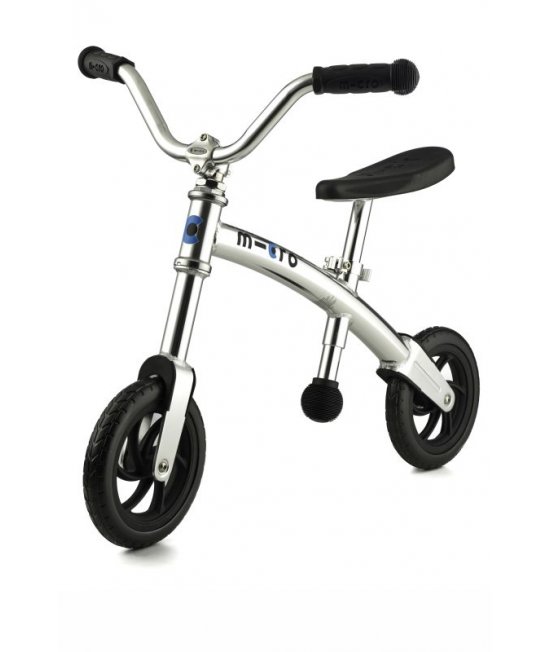 Micro Odrážadlo G-Bike Chopper Silver