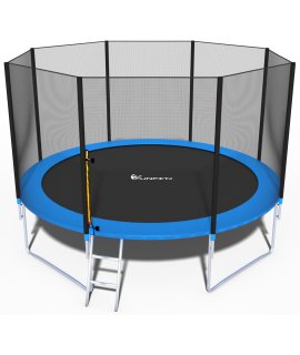 FUN FIT trampolína 366 cm + ochranná sieť + schodíky